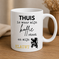 Thuis is waar mijn koffie staat – Vlaamse mok