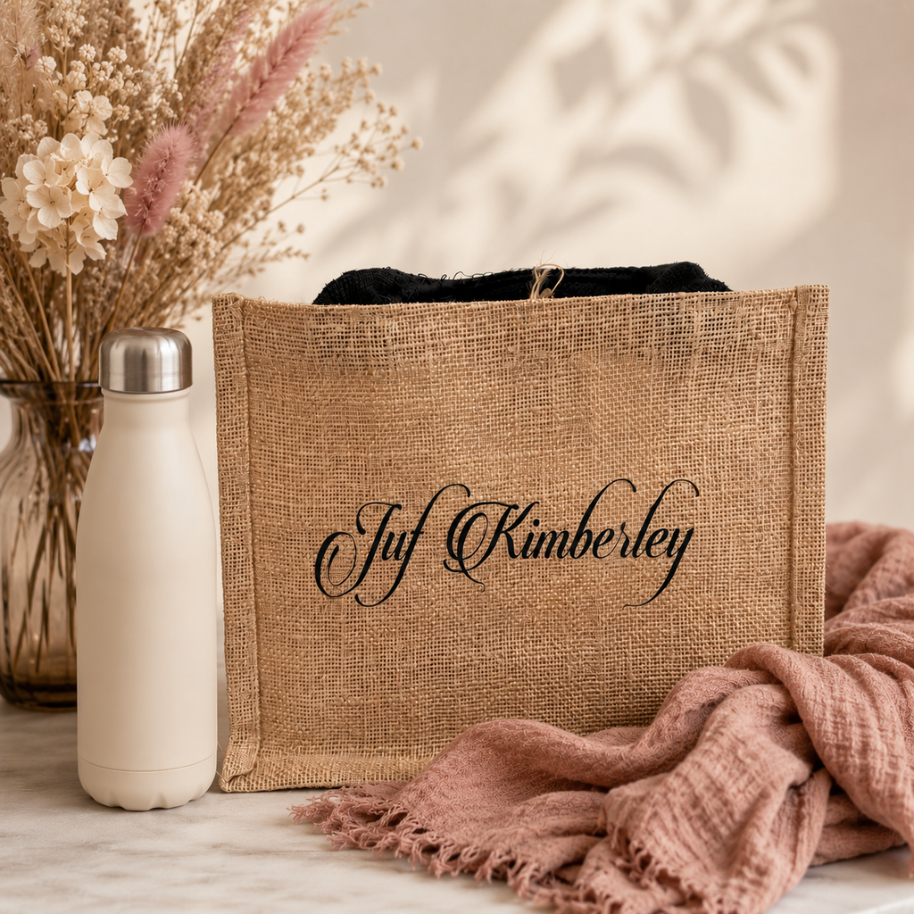 Gepersonaliseerde Jute Shopper