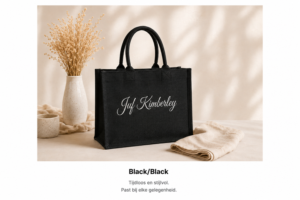 Gepersonaliseerde Jute Shopper