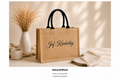 Gepersonaliseerde Jute Shopper