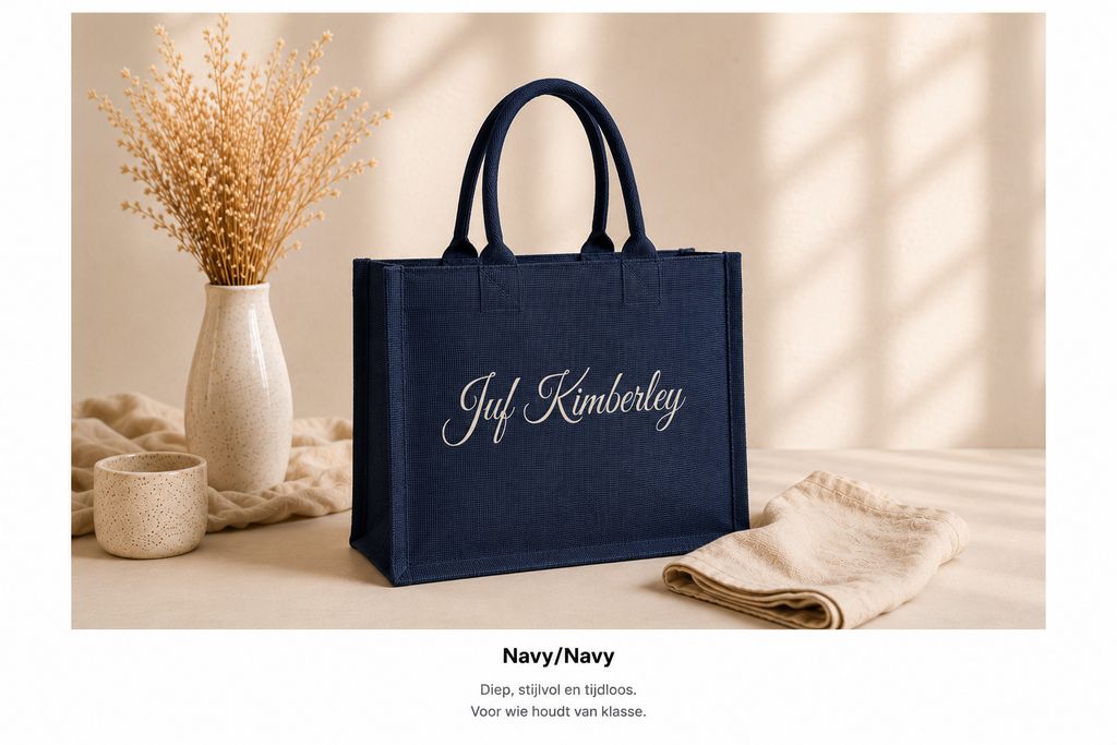 Gepersonaliseerde Jute Shopper